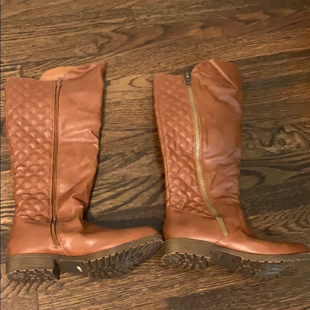 Bamboo brown Monterey riding boots